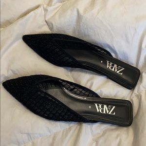Zara slide on flats